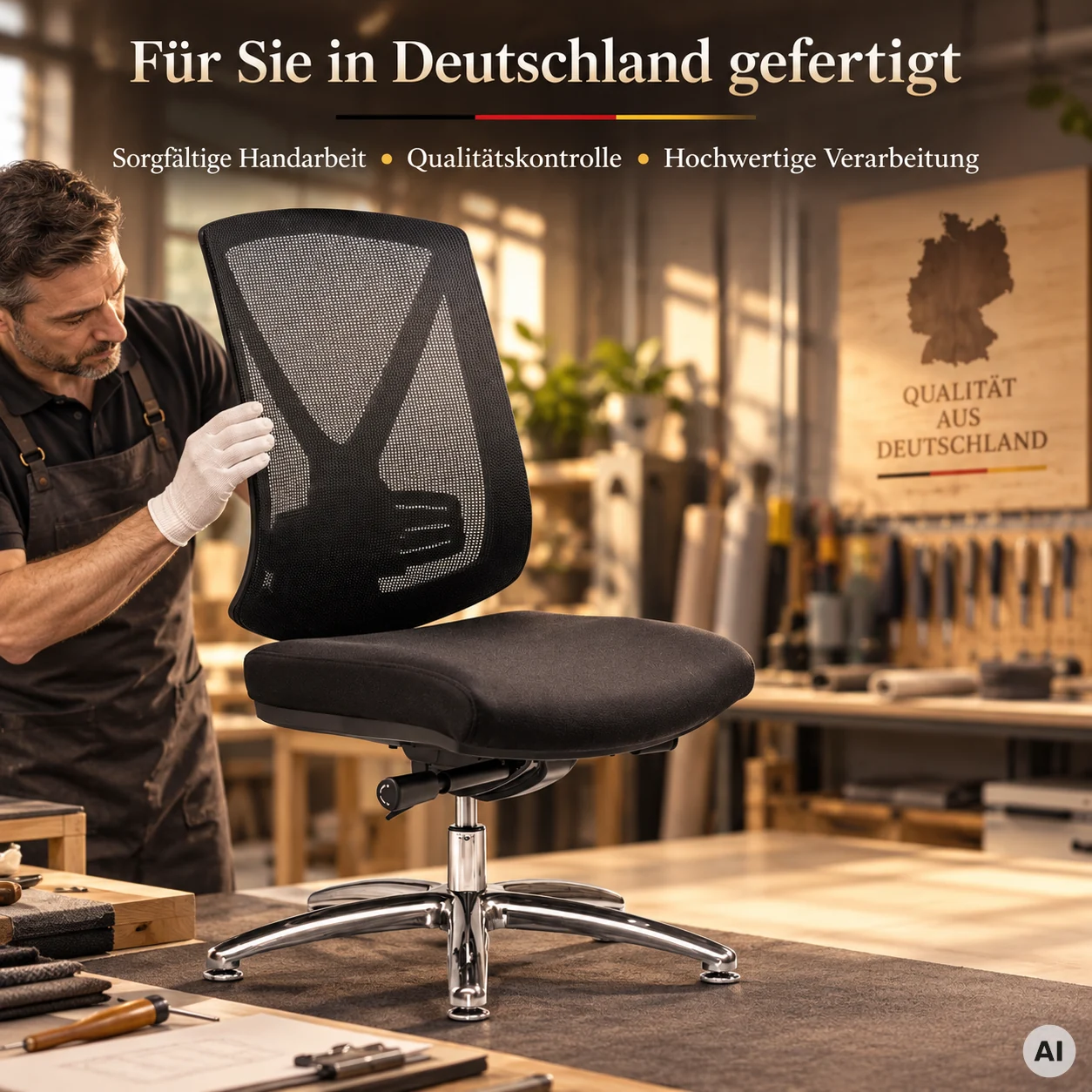 Ergo Studio Meeting 1 - Meetingstuhl mit Netz