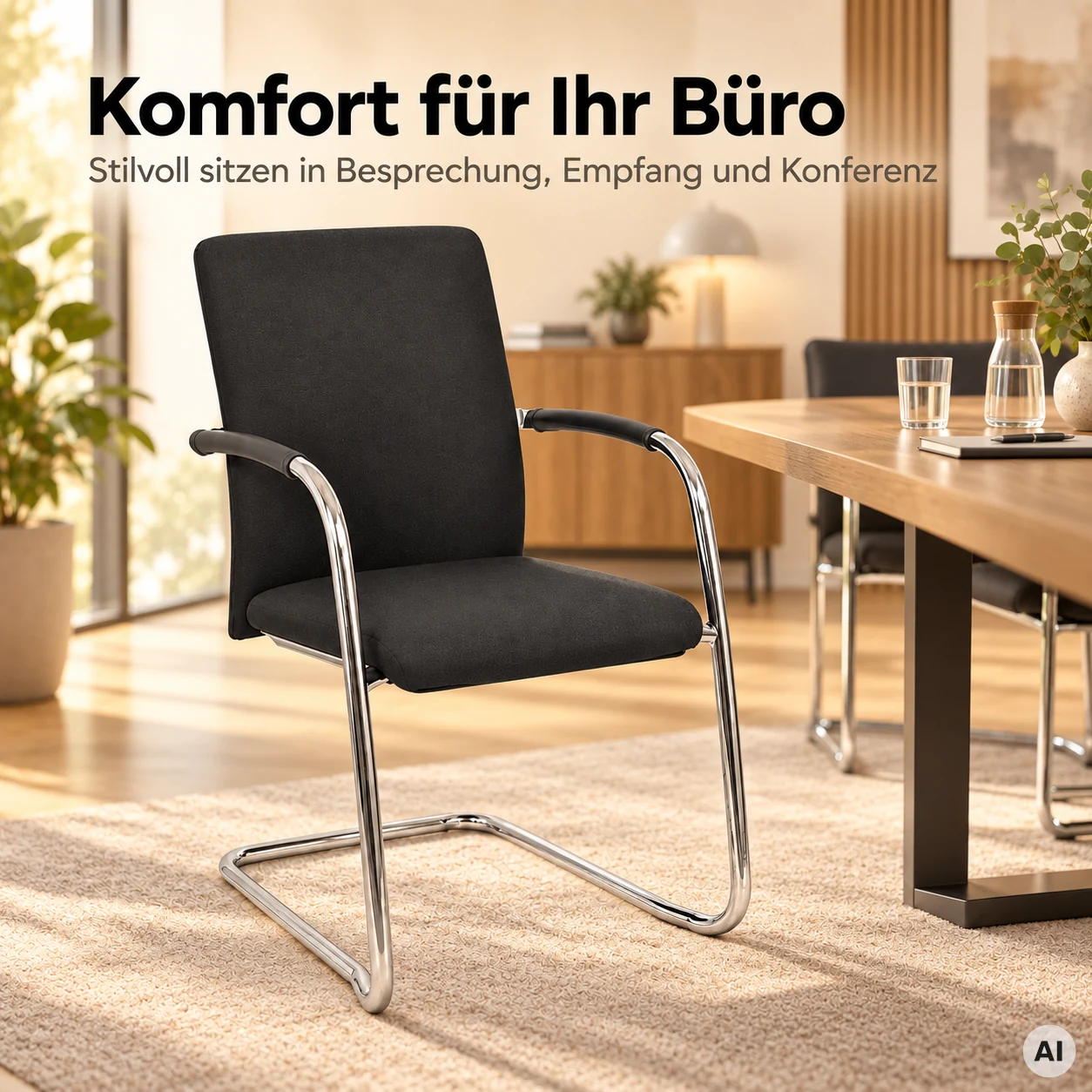 Ergo Objekt ME 1 - Bequemer Komfort-Freischwinger